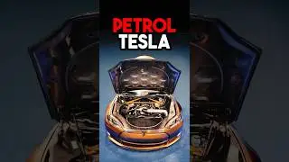 This Tesla has a PETROL V8 Engine 💀