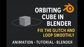 #2 Blender Animation for Beginners, Orbiting Cube &ndash; Fix the Glitch and Loop Smoothly
