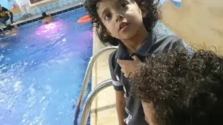 🔥آسر وسامر متحمسين للمسبح في العيد🔥