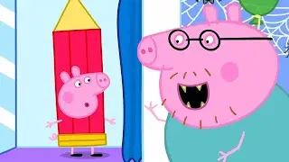 Daddy Pig's Halloween Costume | Peppa Pig Tales 👻 Peppa Pig at Halloween 🎃 Halloween Cartoons