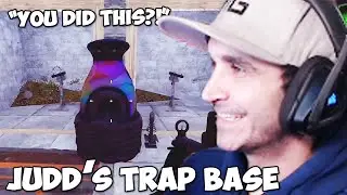 Summit1g reacts to Judd's trap base and gets into many gunfights
