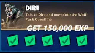 Dire Punchcard Quest Challenges Guide in Fortnite - Complete Dire's Wolf Pack Quests