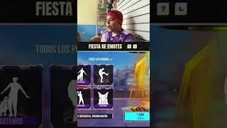 GASTANDO EN LA FIESTA DE EMOTES DE FREE FIRE