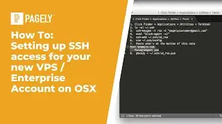 Setting up SSH access for your new VPS/Enterprise Account - Mac