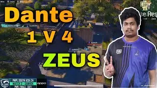 Dante 1v4 Clutch Zeus Esports | PMPL Final