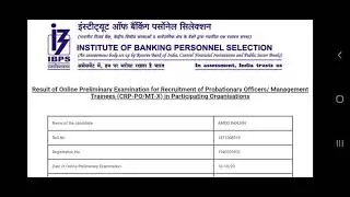 IBPS PO PRELIMS score card ||BANKING JUNOON  #ibps #ibpspo #bankingjunoon