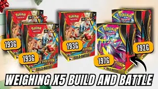 I Weighed 20 Booster Packs From Mega Evolution Build And Battle