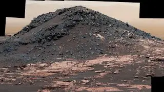 Planet Mars Ireson Hill on Mount Sharp