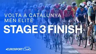PHENOMENAL PERFORMANCE! 🤩 | Stage 3 Finish Volta a Catalunya 2024 | Eurosport Cycling