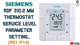 Siemens RDF 310.2 MM Thermostat | Full Operation Guide & Setup Tutorial