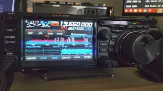 A24 Radio Romania English 2030 to 2100 UTC 13650 kHz Shortwave Yaesu FTdx10 End fed antenna