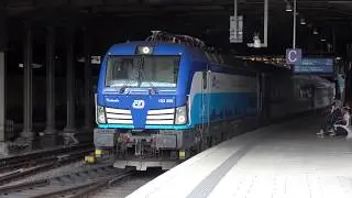CD Siemens Vectron mit Eurocity nach und von Prag in Hamburg Altona und Hbf