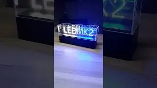 led filament letters mk2 display case #filament #ledmk2 #mk2 #ledlights #display #awesome #lights