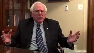 Sen. Bernie Sanders and Truthdig editor Alexander Reed Kelly
