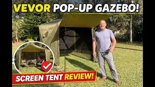 Обзор складной беседки-тента VEVOR | Простая установка и комфорт на открытом воздухе