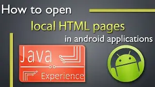 How to open local HTML page in android app