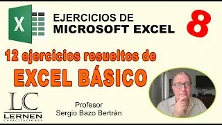 12 EJERCICIOS de repaso de EXCEL BÁSICO - Tomo 8