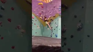 sent my V7 project today!!! #bouldering #movement #climb #v7