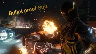 Bulletproof Suit Combat Showcase | Crime Activities | Spider-Man Remastered 4K PS5
