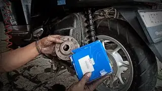 Cara Pasang Kanvas Ganda SUZUKI NEX Pada HONDA SCOOPY.