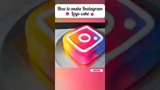 HOW TO MAKE INSTAGRAM LOGO CAKE 🎂🎂#shorts #viral #trending #youtubeshorts