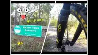 Mountain Bike Riding the Malabar Scrub sanctuary at turkey creek