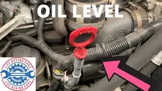 Volvo XC90 D5 Engine Oil Dipstick Location