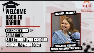 A Success Story of Saria Rafiq : Senior Lecturer, PhD Scholar, and Clinical Psychologist