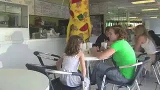 @Sbusters50 throws a tantrum in a restaurant because he wants candy.