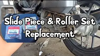 Slide Piece & Roller Set Replacement l 25k ODO Honda Click 125i V1 😃