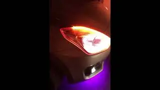 Underbody lights installed in Suzuki swift