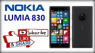 Nokia Lumia 830 / Microsoft Windows Phone 8.1 / #JustUnboxing / #NoReview