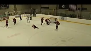 Connor's first High School point - JV assist vs. Denver East on 12/06/25.