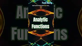 🥶Analytic Function | #analyticfunction #maths