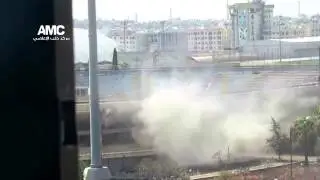 Syrian Army Shell Falls Close By FSA Hideouts