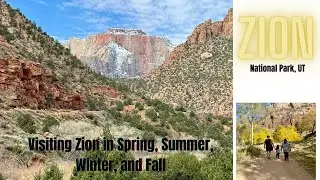 Visiting Zion National Park, Utah, in all Four Seasons
