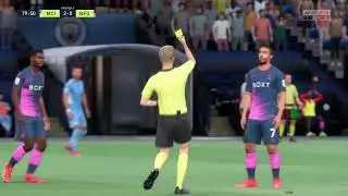 Lewis Grabban foul against Man City