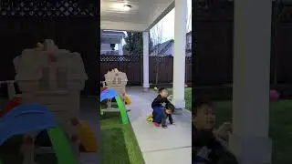 Riding in tandem #baby #funnyreels #magicshowforkids #cute #funny #magic #magicplay