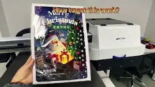 Merry Christmas! Puzzle UV printer~Ripple color wishes you love, joy, peace today, and forever!