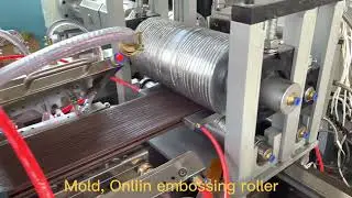 WPC decking profiles production machine/Wood plastic composite wpc machine