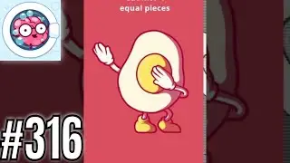 Brainwash Level 316 Cut into 4 equal pieces - Gameplay Solution Walkthrough