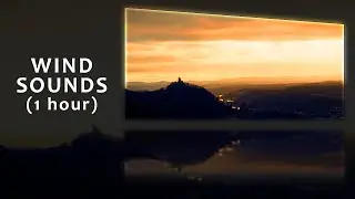 NATURE SOUNDS &bull; Wind and Distant City &bull; 1 Hour NATURAL WHITE NOISE
