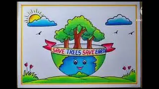 Eco club best poster drawing picture for energy conversation