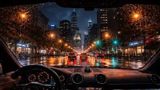 Midnight Drive Jazz - Chicago Night Lights