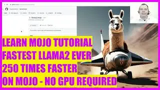 LEARN MOJO TUTORIAL - 18 FASTEST LLAMA2 EVER 250 TIMES FASTER ON MOJO