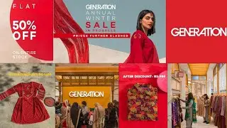 GENERATIONS PK FLAT 50% SALE ON 2PC SUIT, 3PC SUIT, FANCY SUIT & SHIRTS,  WITH PRICES