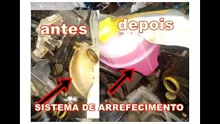 Limpeza no sistema de arrefecimento  GM meriva 🔧🔧🔧