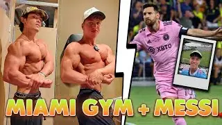 Training im besten Gym Miamis🌴 + Messi-Spiel live gesehen🤯
