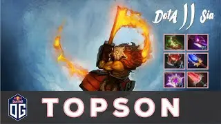 TOPSON - JUGGERNAUT DOTA 2 7.24 NEW META MID GAMEPLAY BUILD | DOTA 2 PRO PLAYER GAMEPLAY