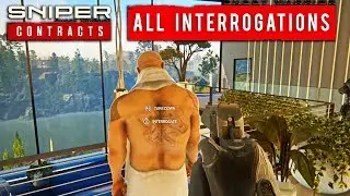 Sniper Ghost Warrior - All Contract Interrogations (All Boss Death and Dialogue)